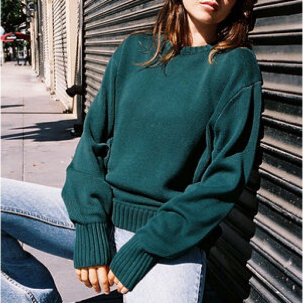 John Galt green Brianna sweater